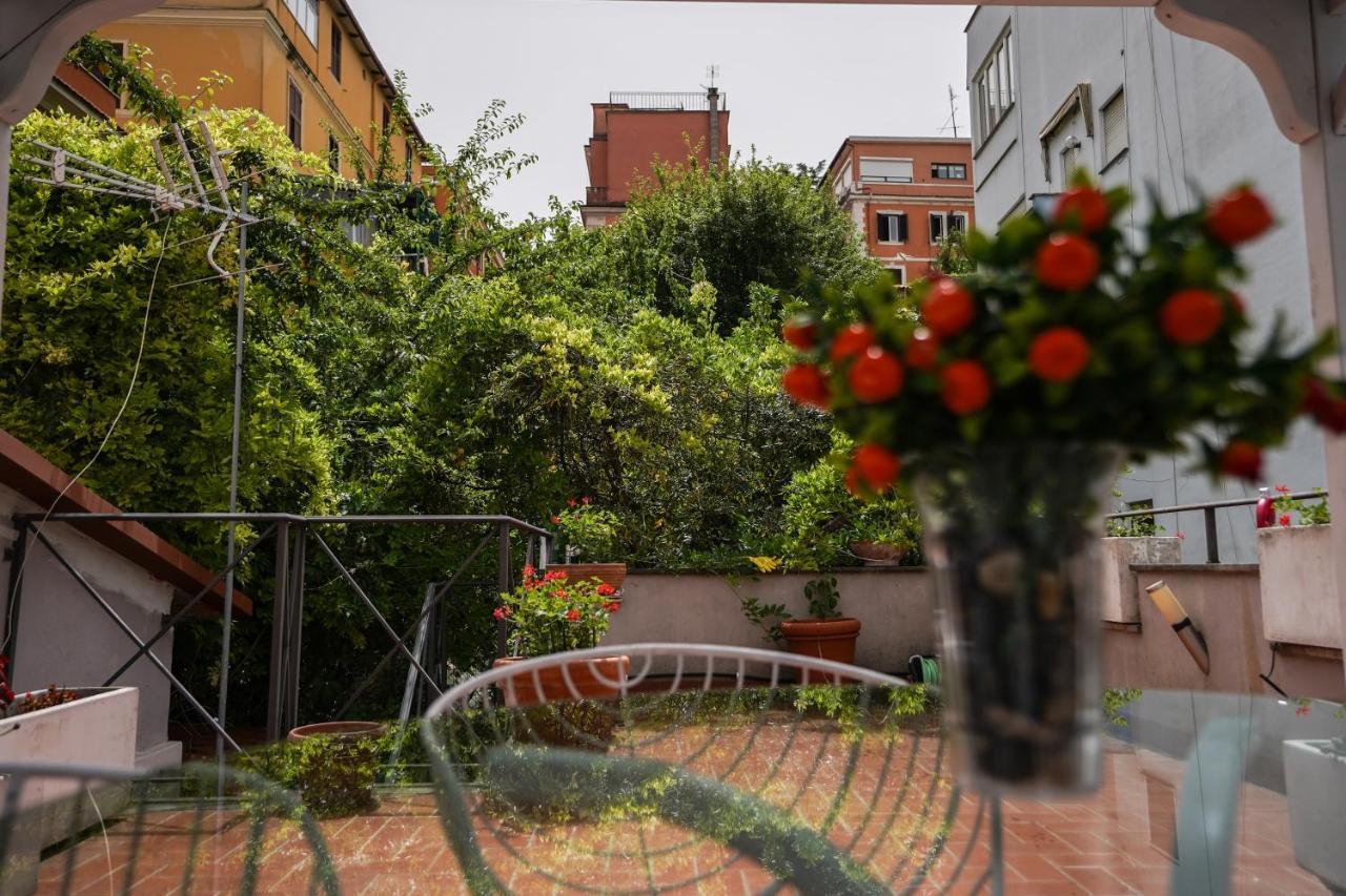 Stunning Terrace Vatican City Apartment Rome Exterior photo
